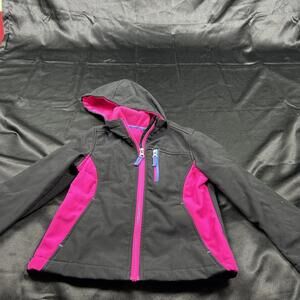 Mountain Expedition GIRLS Black & Pink Jacket with Hood Size‎ XS / 4-5Y